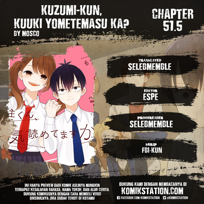 Kuzumi-kun, Kuuki Yometemasu ka? Chapter 52