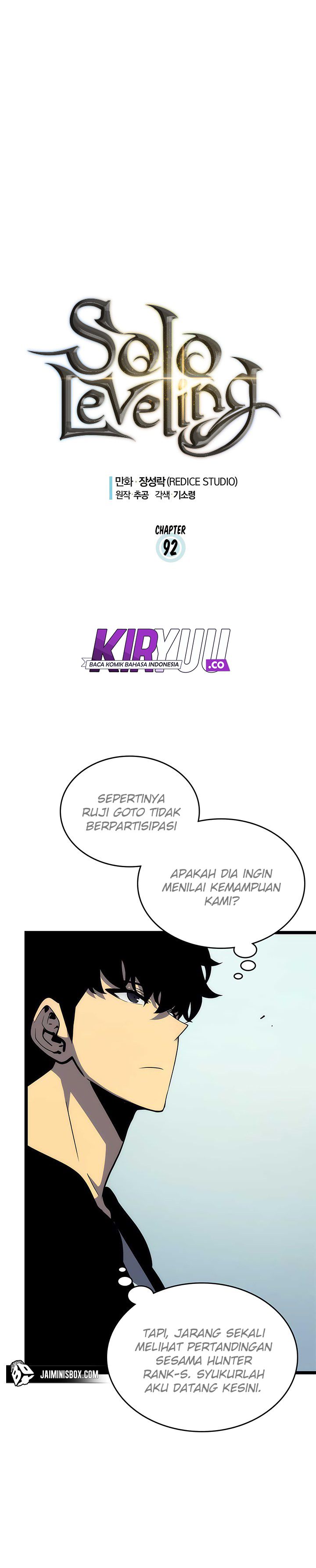 Solo Leveling Chapter 92