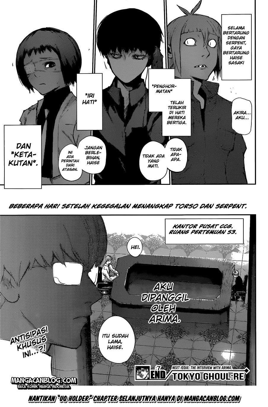 Tokyo Ghoul:re Chapter 7