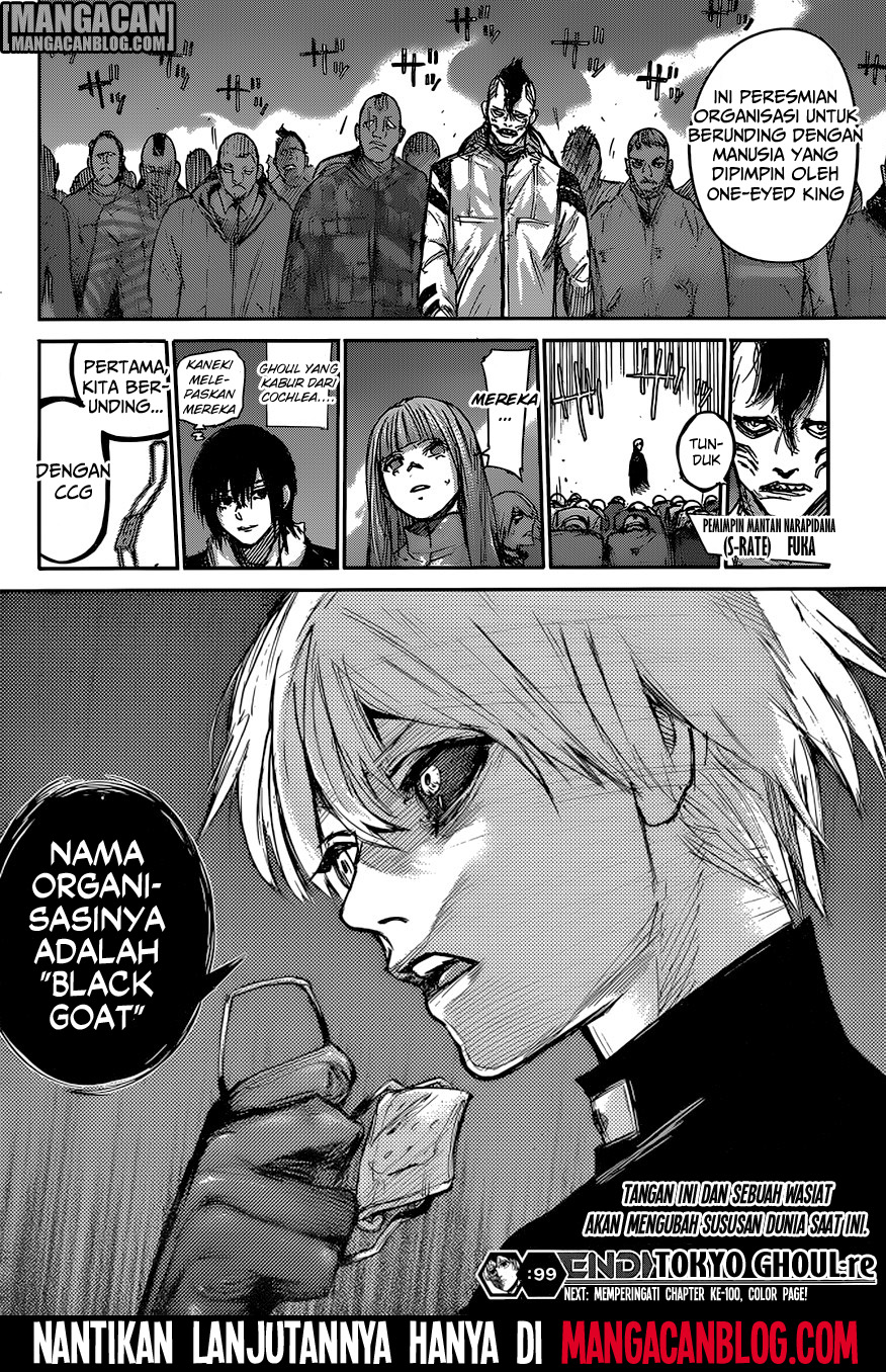 Tokyo Ghoul:re Chapter 99