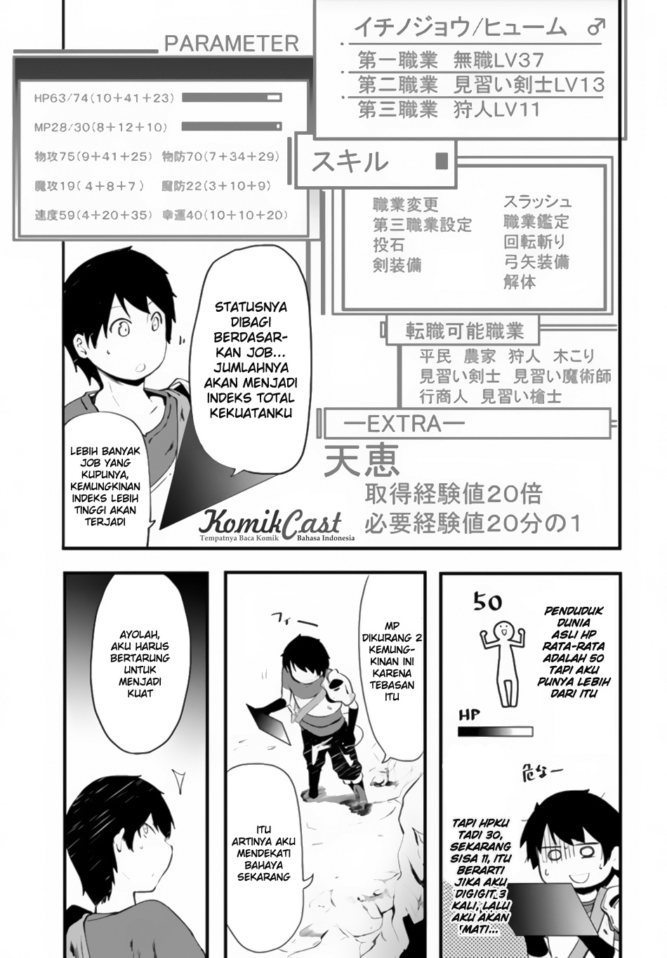 Seichou Cheat de Nandemo Dekiru you ni Natta ga, Mushoku dake wa Yamerarenai you desu Chapter 2