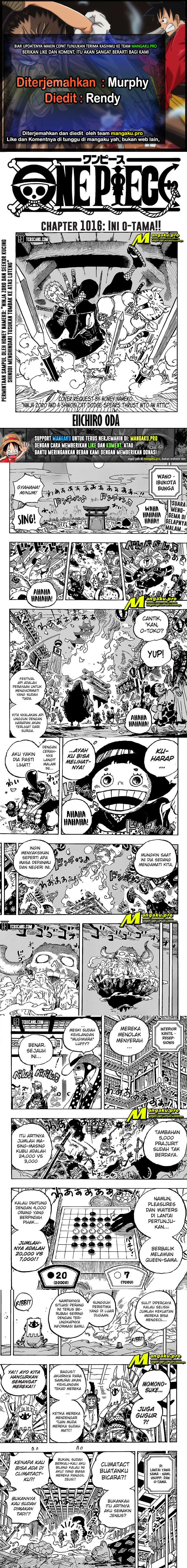 One Piece Chapter 1016