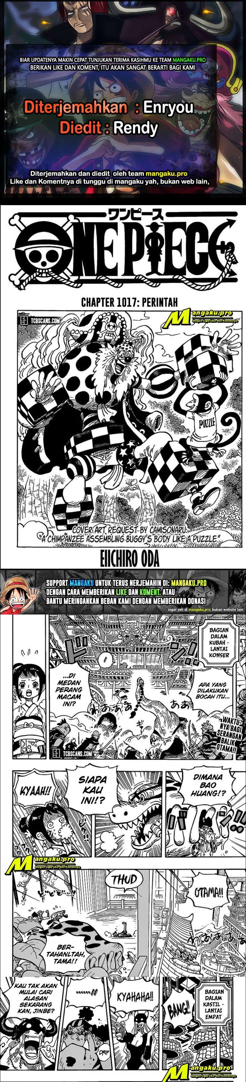 One Piece Chapter 1017