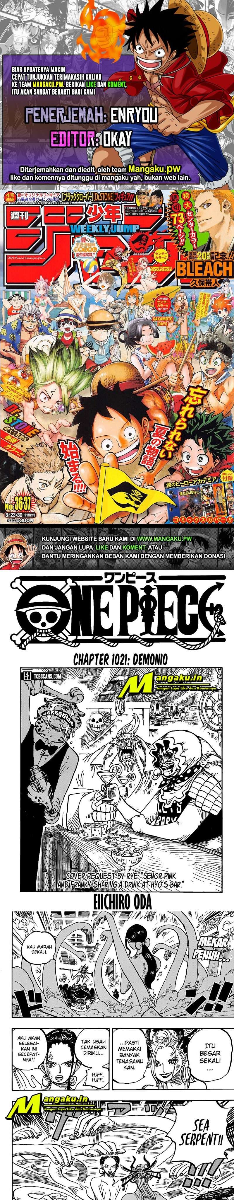 One Piece Chapter 1021