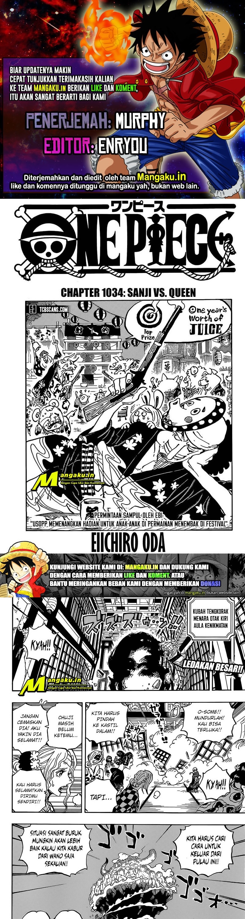 One Piece Chapter 1034