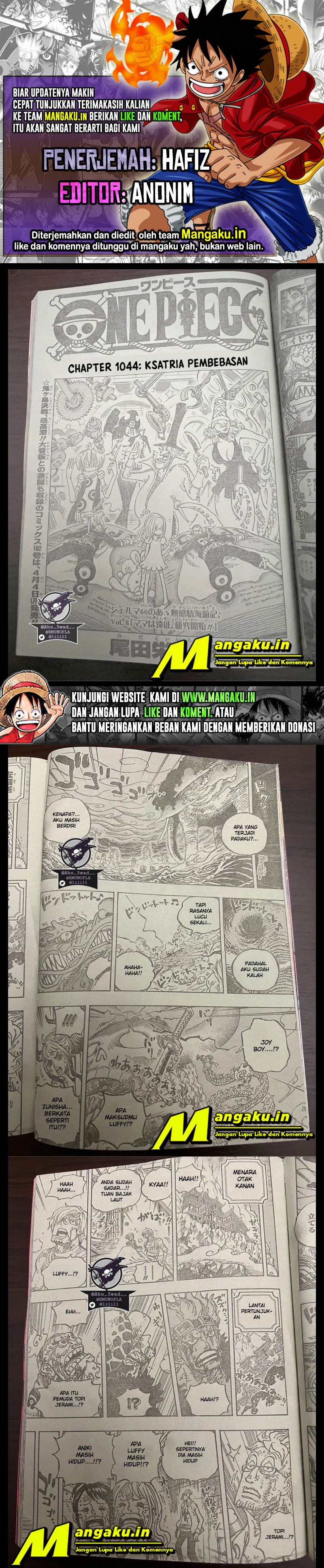 One Piece Chapter 1044