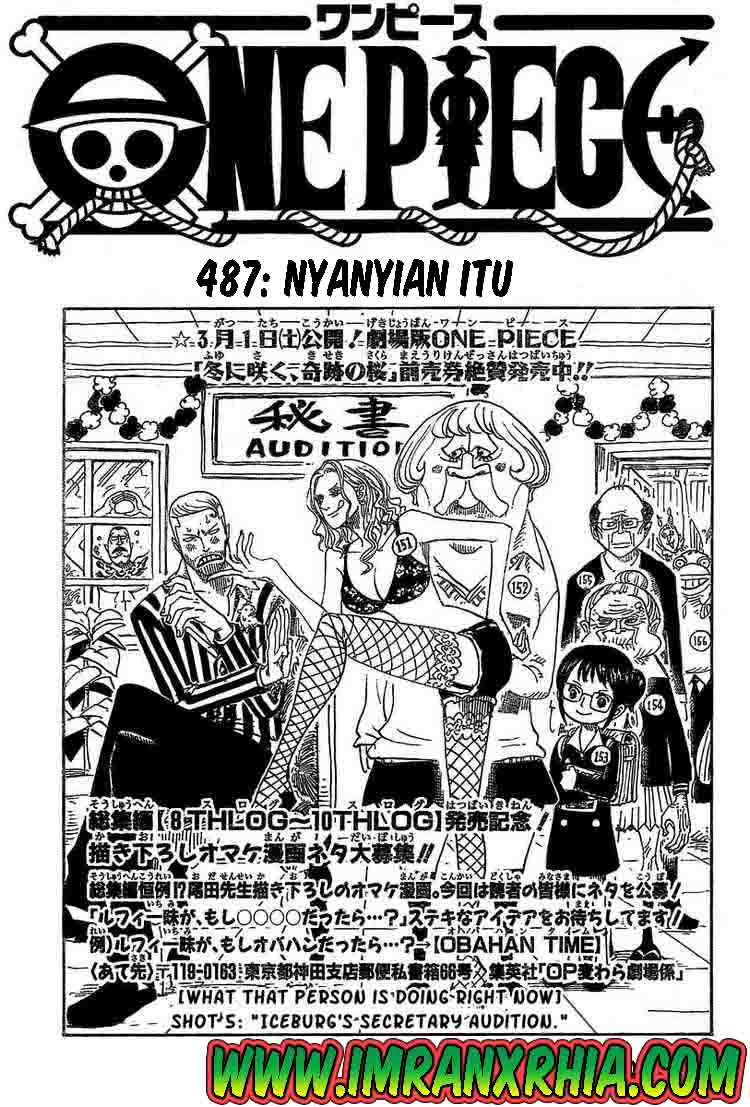 One Piece Chapter 487