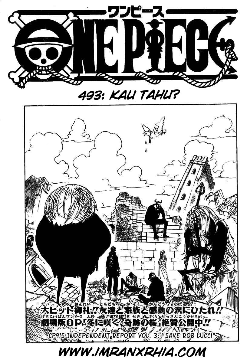 One Piece Chapter 493