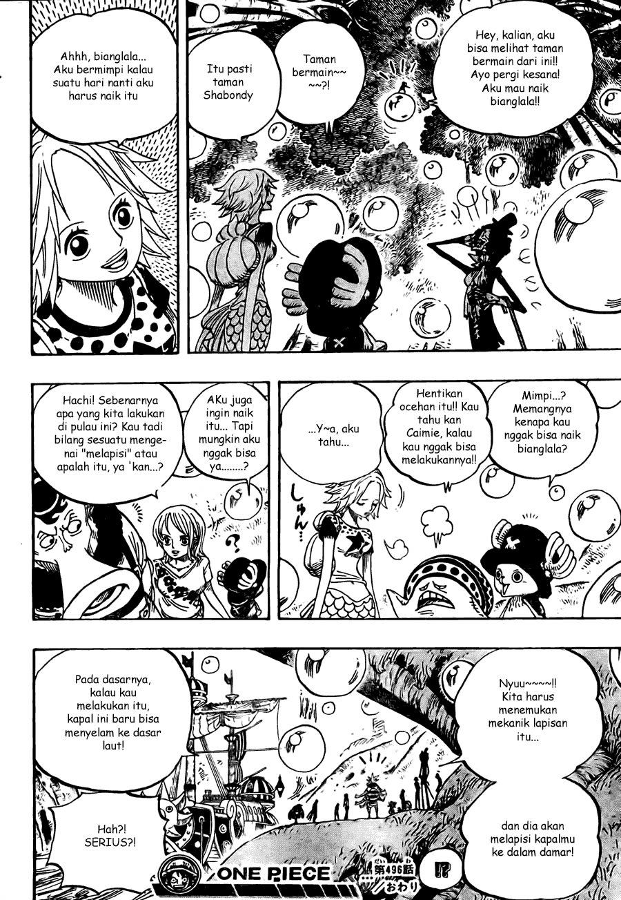 One Piece Chapter 496