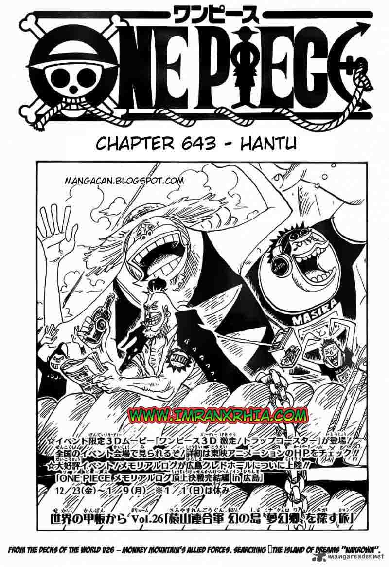 One Piece Chapter 643