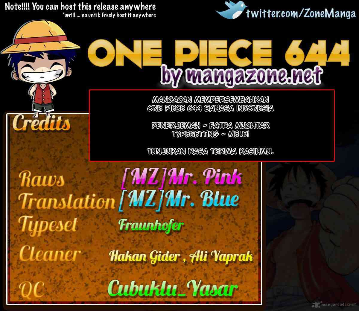 One Piece Chapter 644