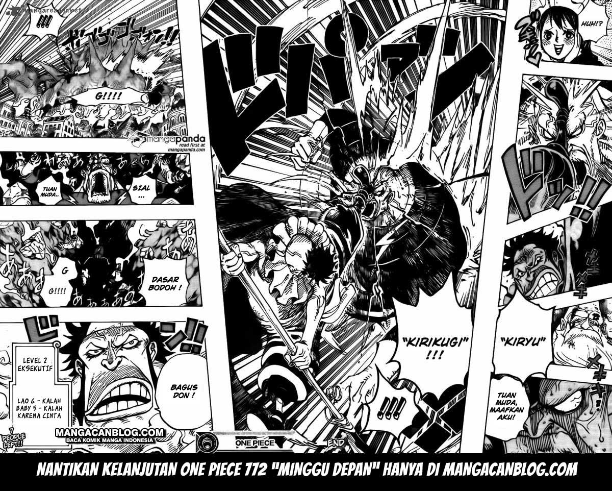 One Piece Chapter 771