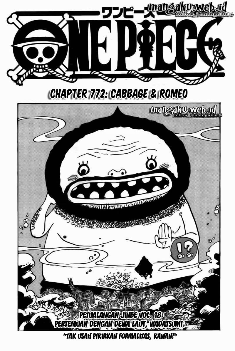 One Piece Chapter 772