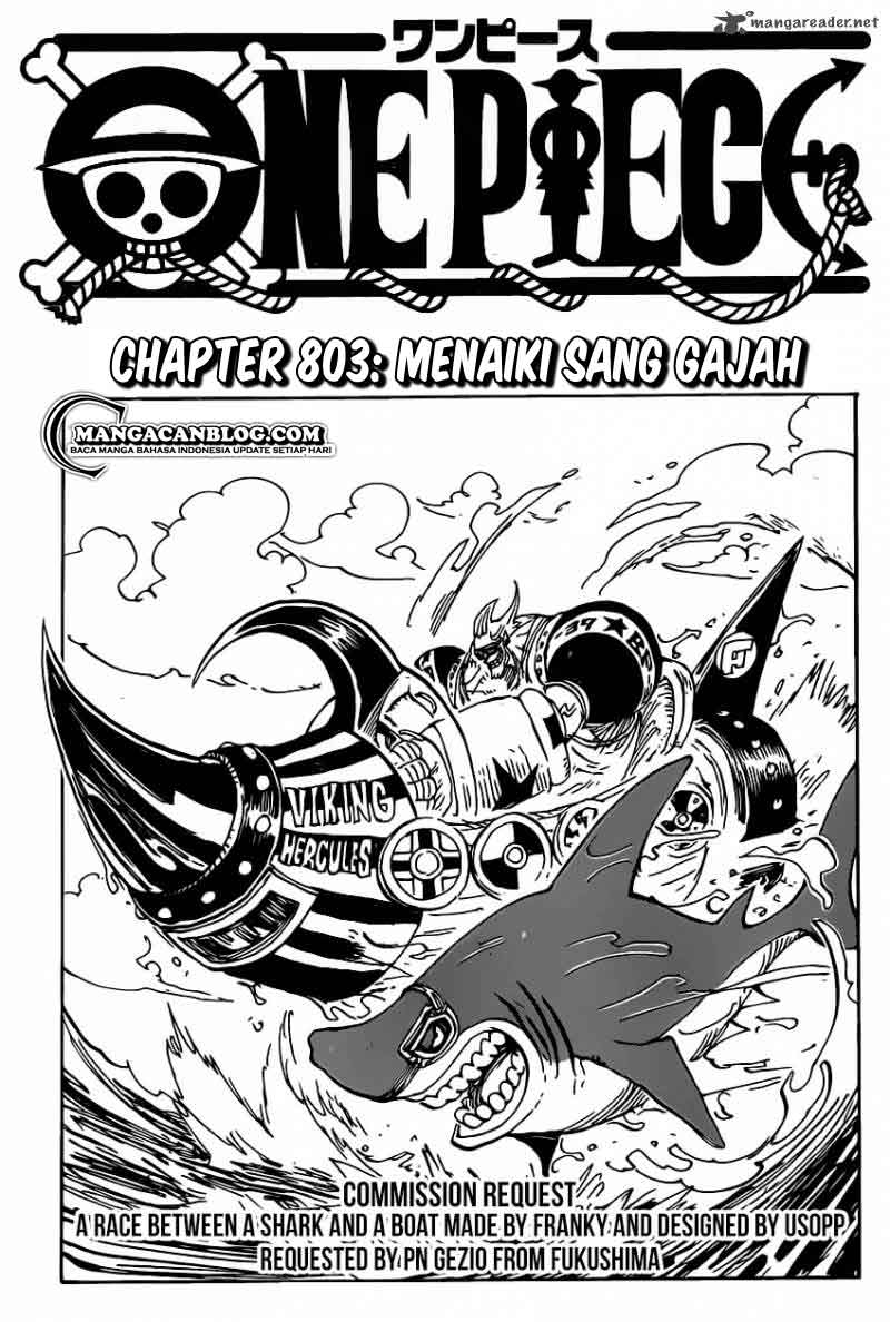 One Piece Chapter 803