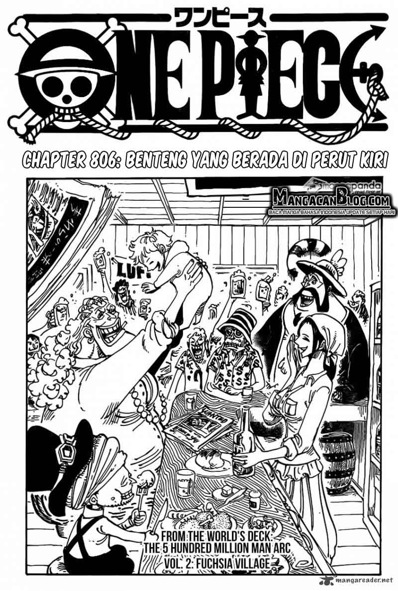 One Piece Chapter 806