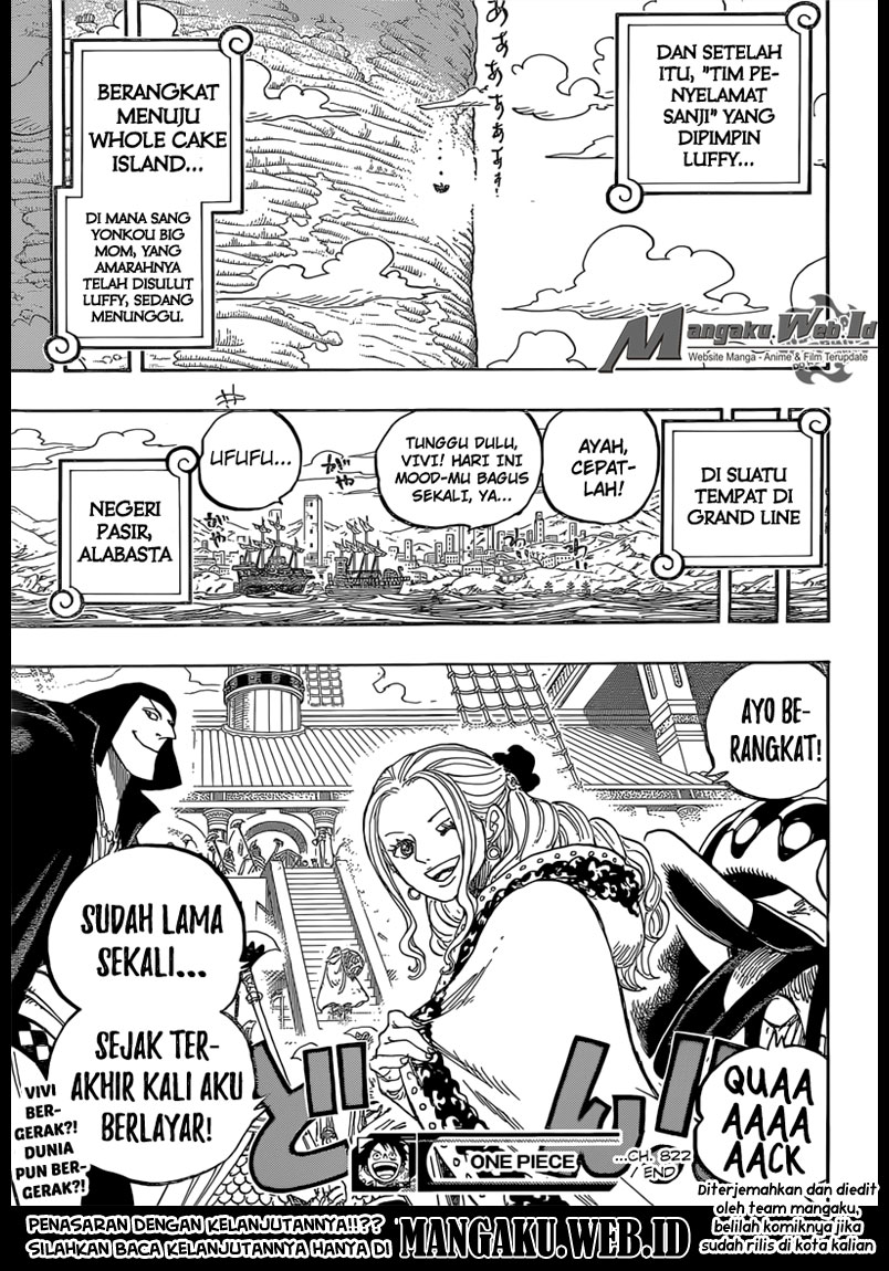 One Piece Chapter 822