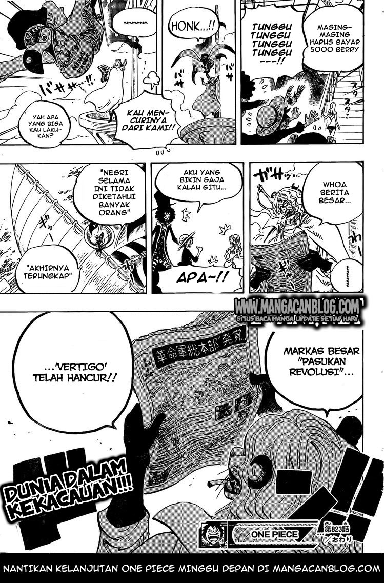 One Piece Chapter 823