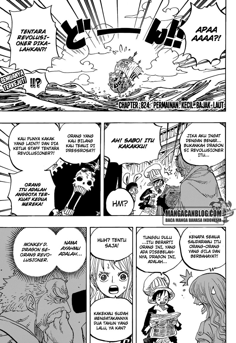 One Piece Chapter 824