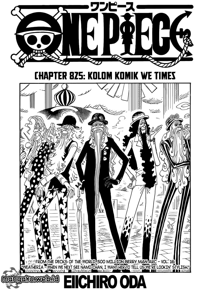 One Piece Chapter 825