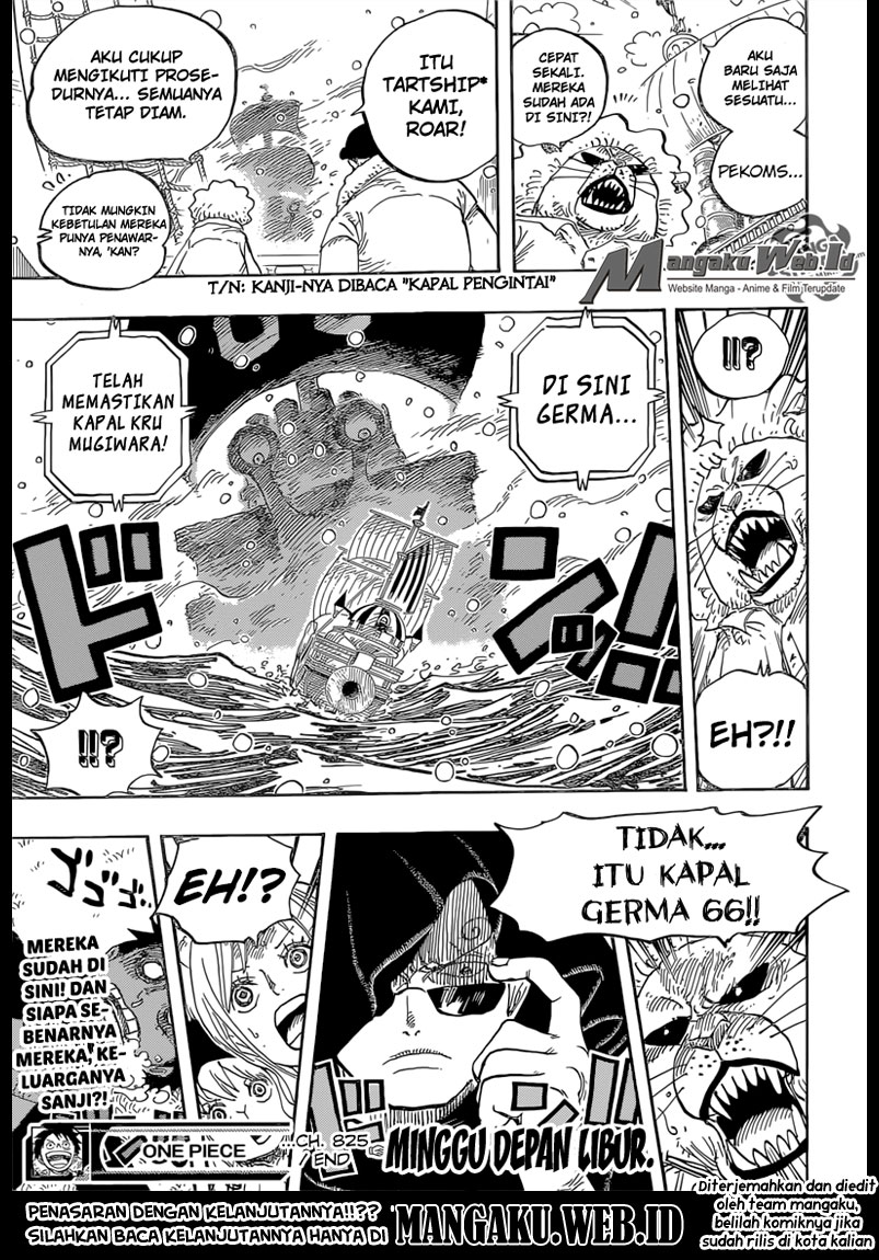 One Piece Chapter 825