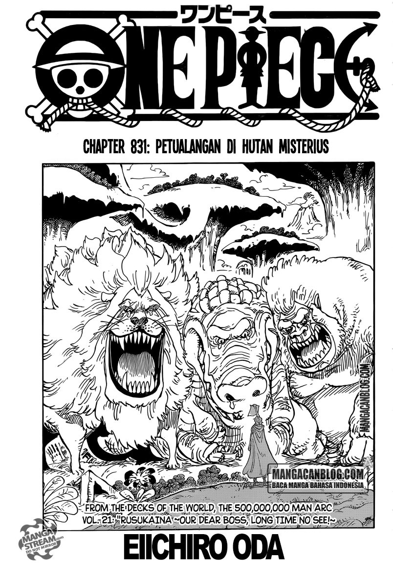 One Piece Chapter 831