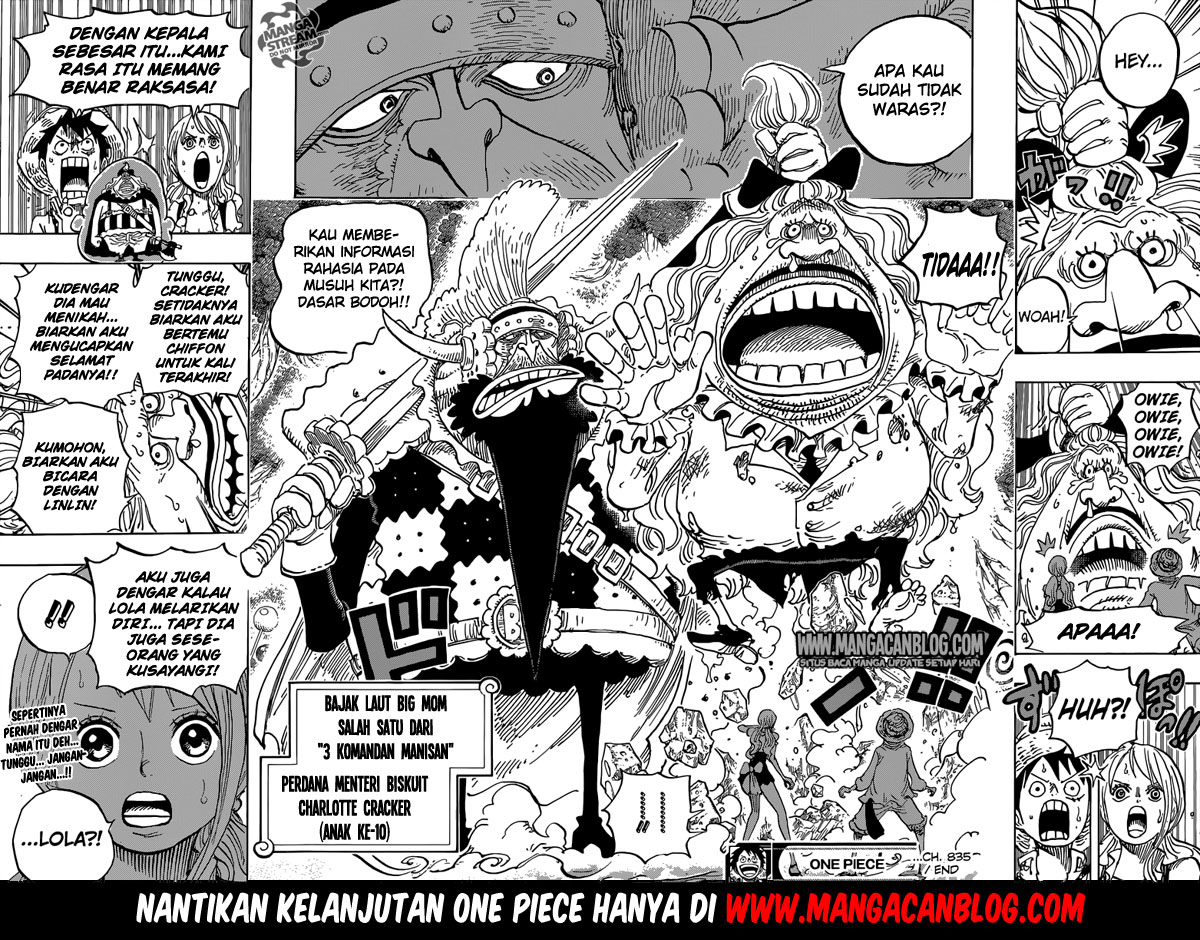 One Piece Chapter 835