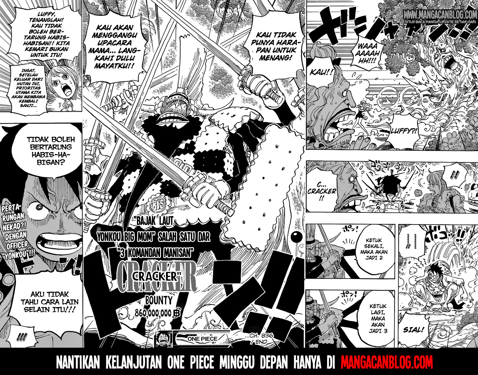 One Piece Chapter 836