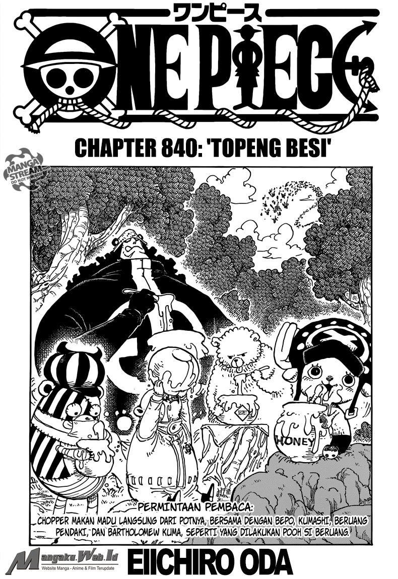 One Piece Chapter 840