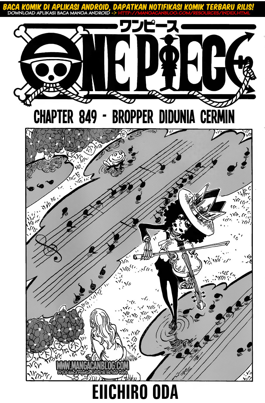 One Piece Chapter 849