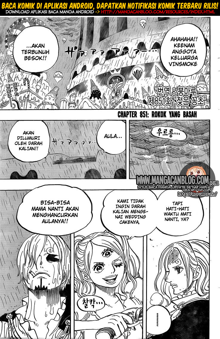 One Piece Chapter 851