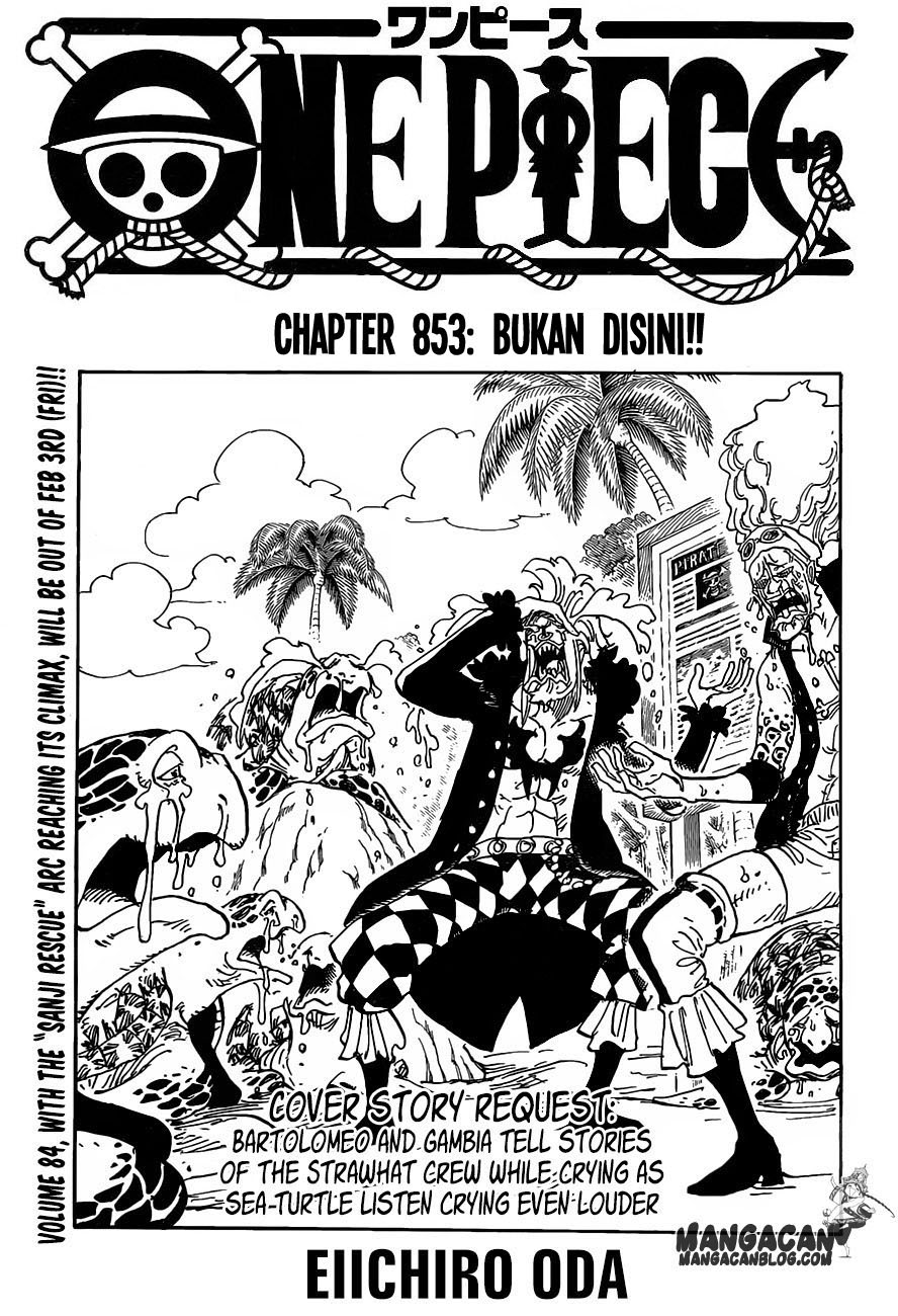 One Piece Chapter 853