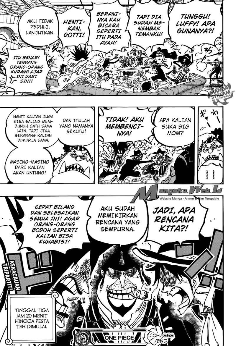 One Piece Chapter 858