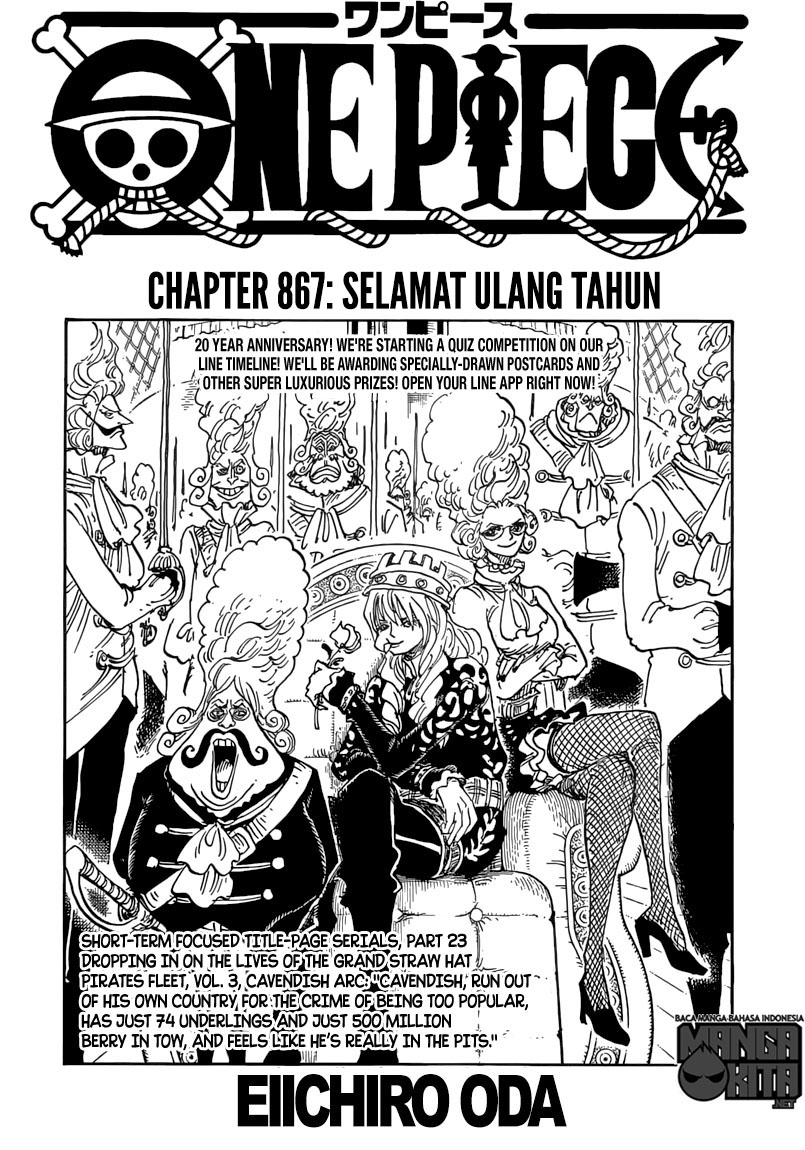 One Piece Chapter 867