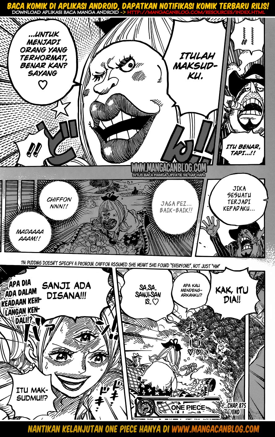 One Piece Chapter 875