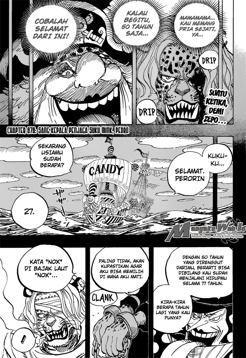 One Piece Chapter 878