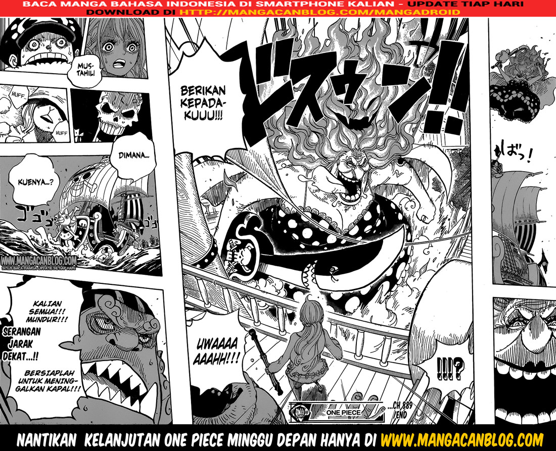 One Piece Chapter 889