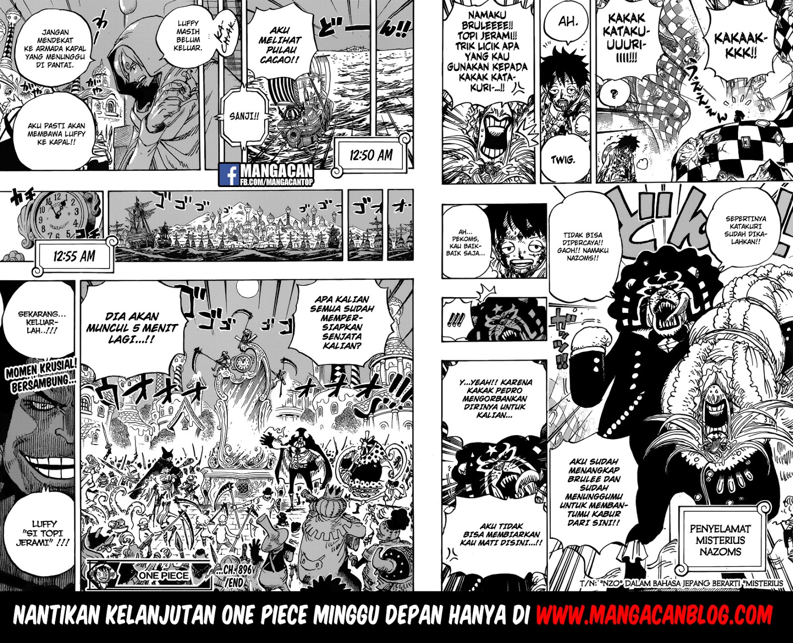 One Piece Chapter 896