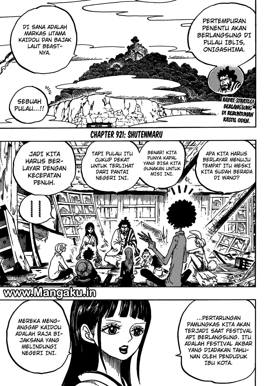 One Piece Chapter 921