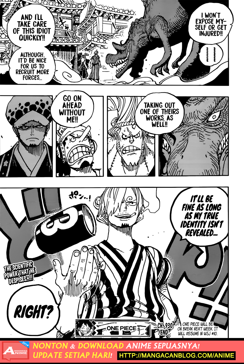 One Piece Chapter 930