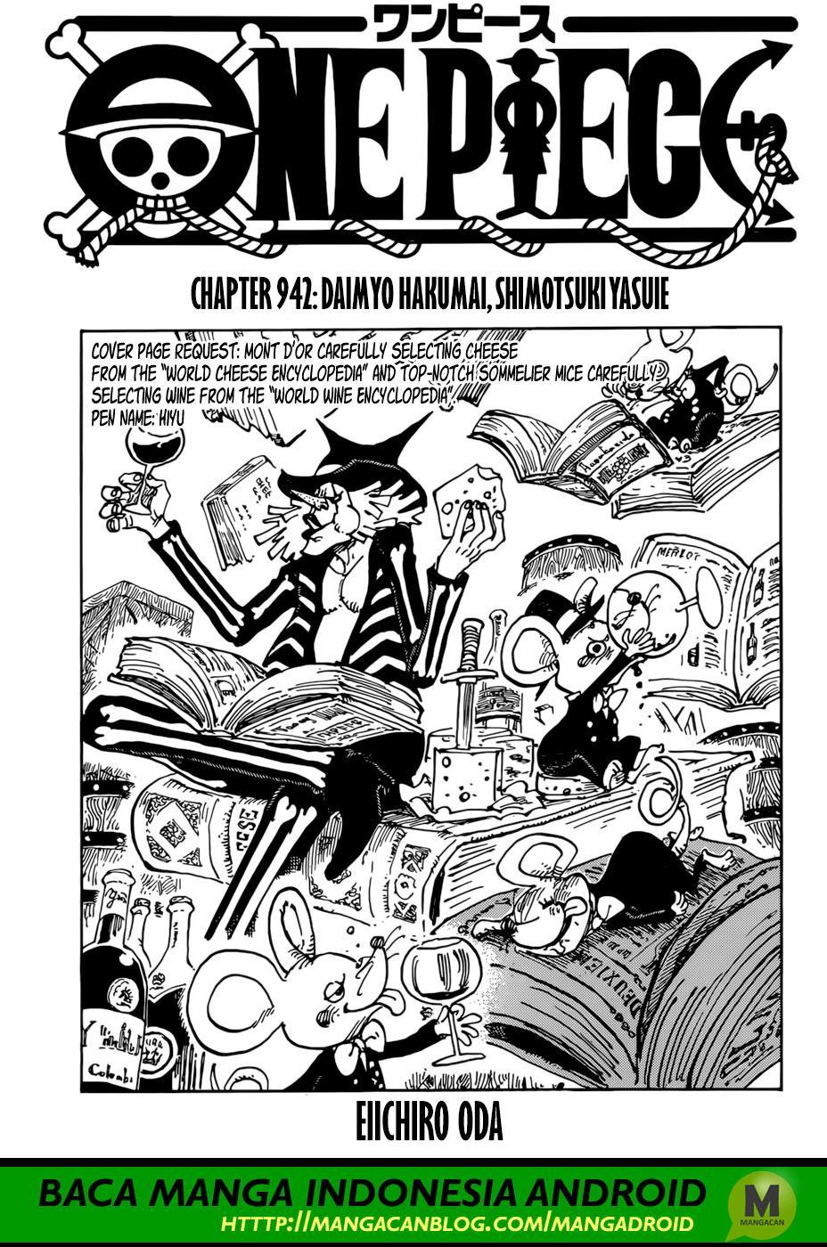 One Piece Chapter 942