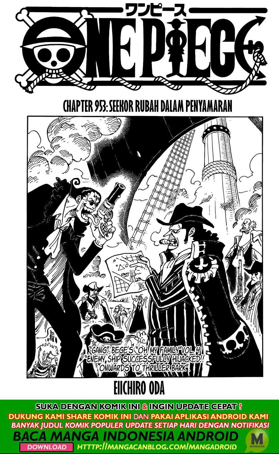 One Piece Chapter 953