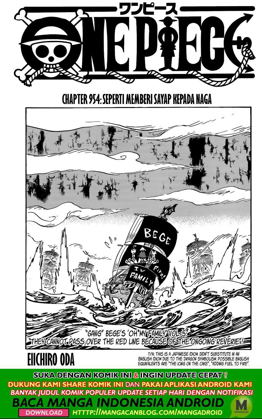 One Piece Chapter 954