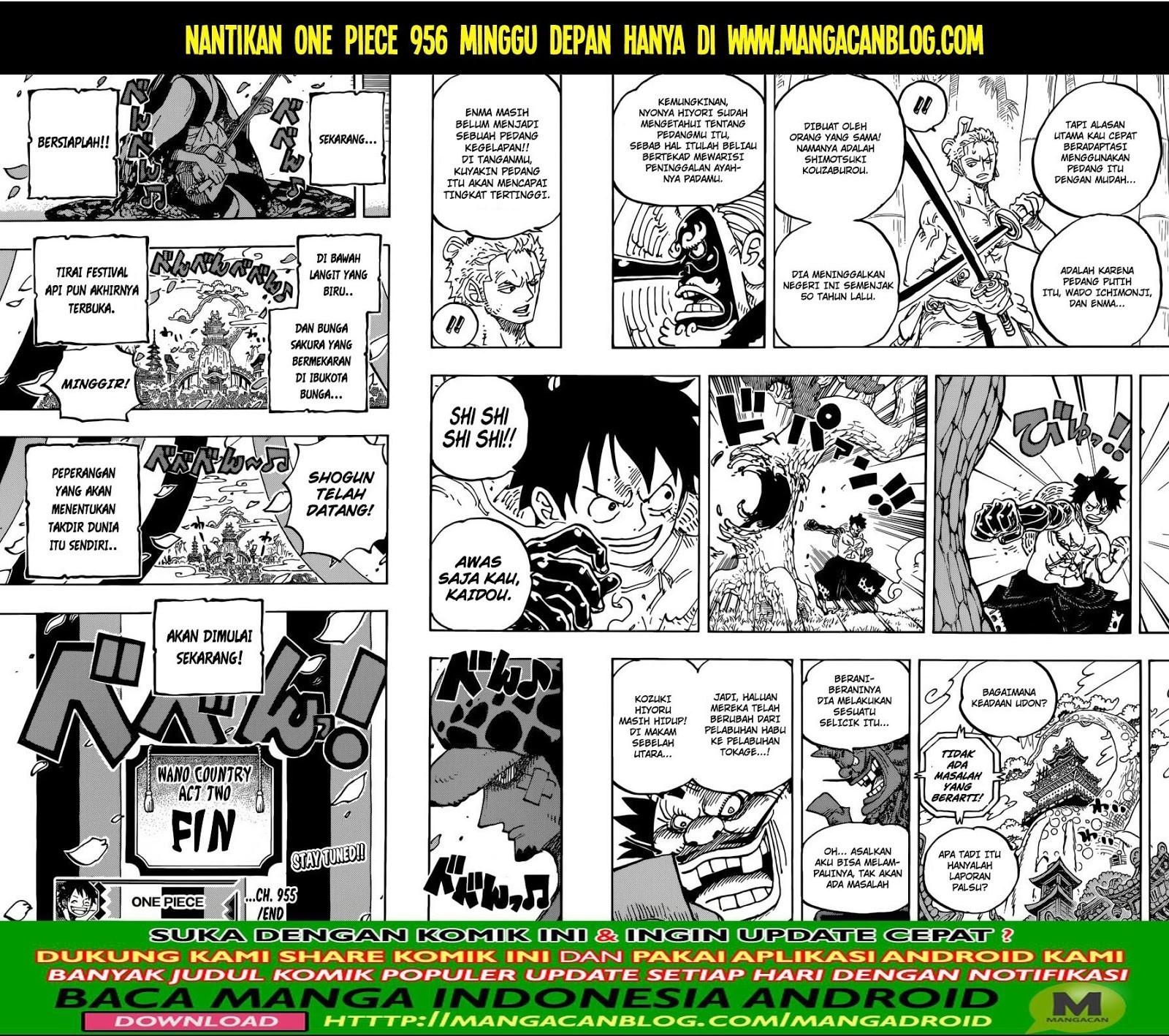 One Piece Chapter 955