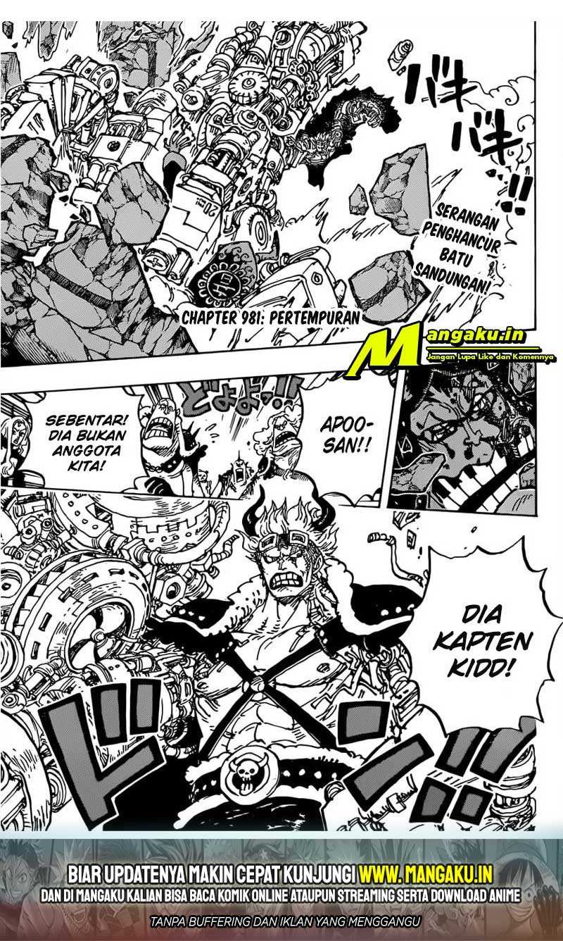 One Piece Chapter 981