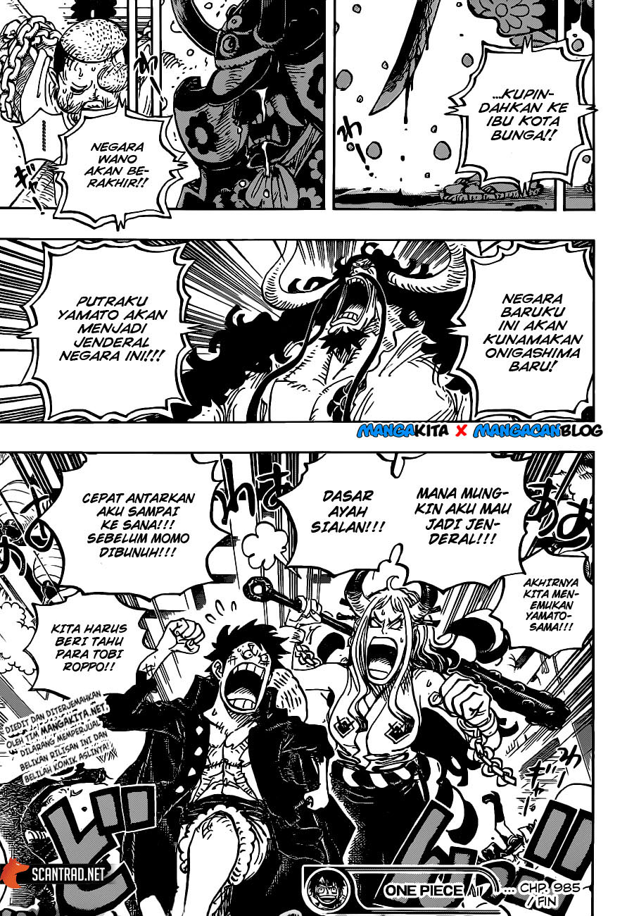 One Piece Chapter 985