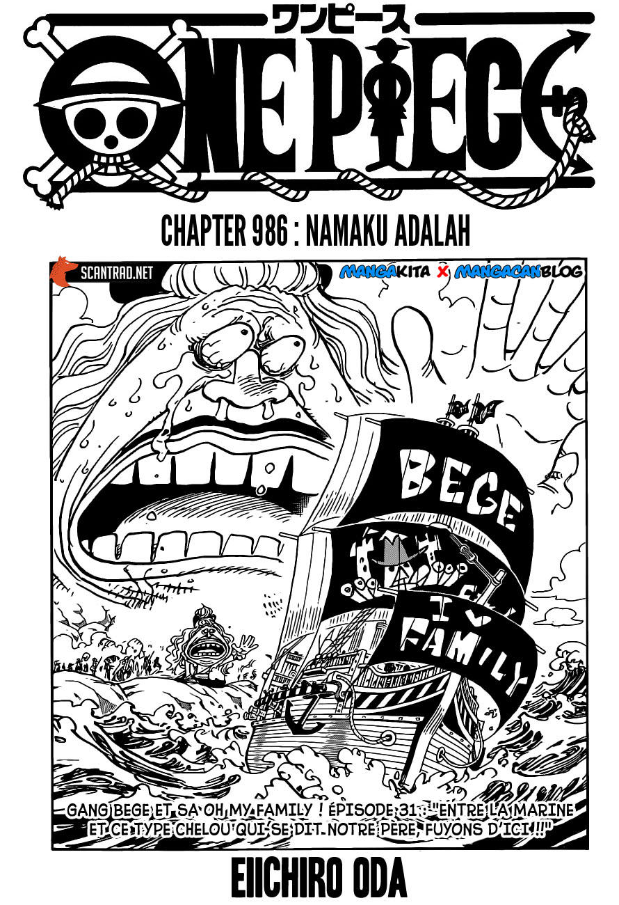 One Piece Chapter 986