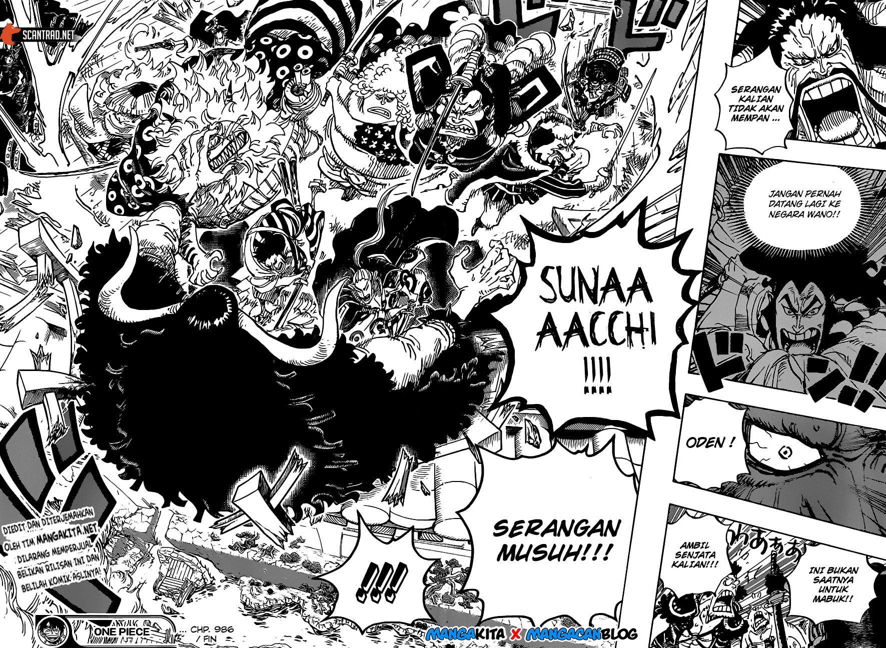 One Piece Chapter 986