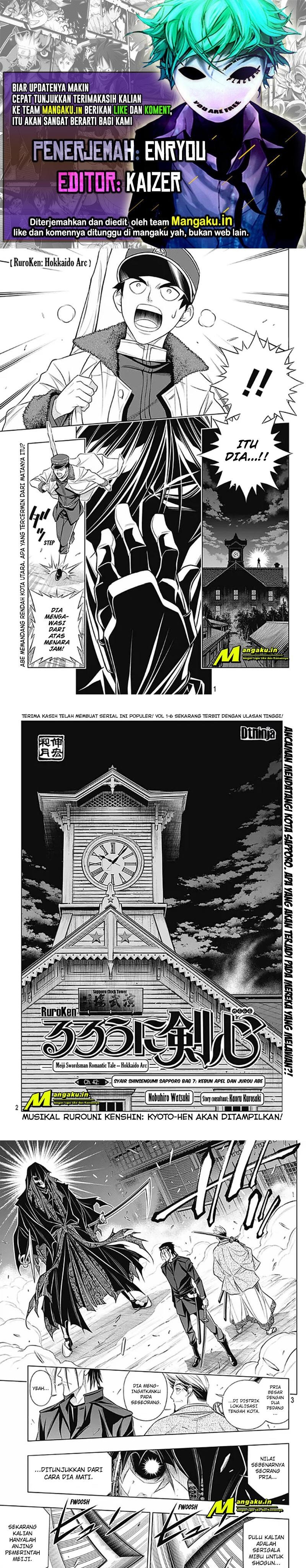 Rurouni Kenshin: Meiji Kenkaku Romantan: Hokkaidou Hen Chapter 42