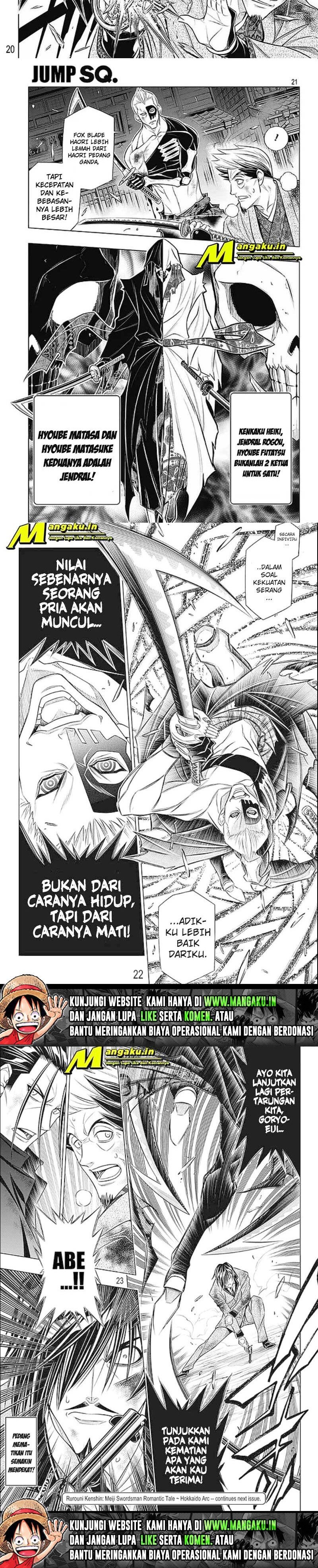 Rurouni Kenshin: Meiji Kenkaku Romantan: Hokkaidou Hen Chapter 44