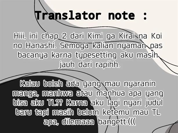 Kimi ga Kirai na Koi no Hanashi Chapter 2